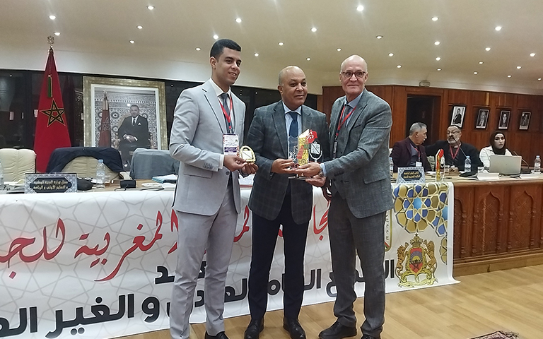 Hommage aux acteurs du gymnastique nationale lors de l’Assemblée Générale Ordinaire tenue dans la ville de Marrakech
